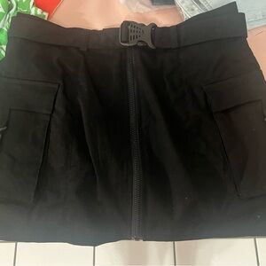 NWT DOLLS KILL POSTER GIRL CARGO SKIRT mini size L